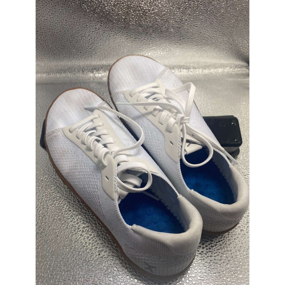 Flux Footwear Adapt Barefoot Training Shoes White Gum Sole Mens 6 Womens 7
